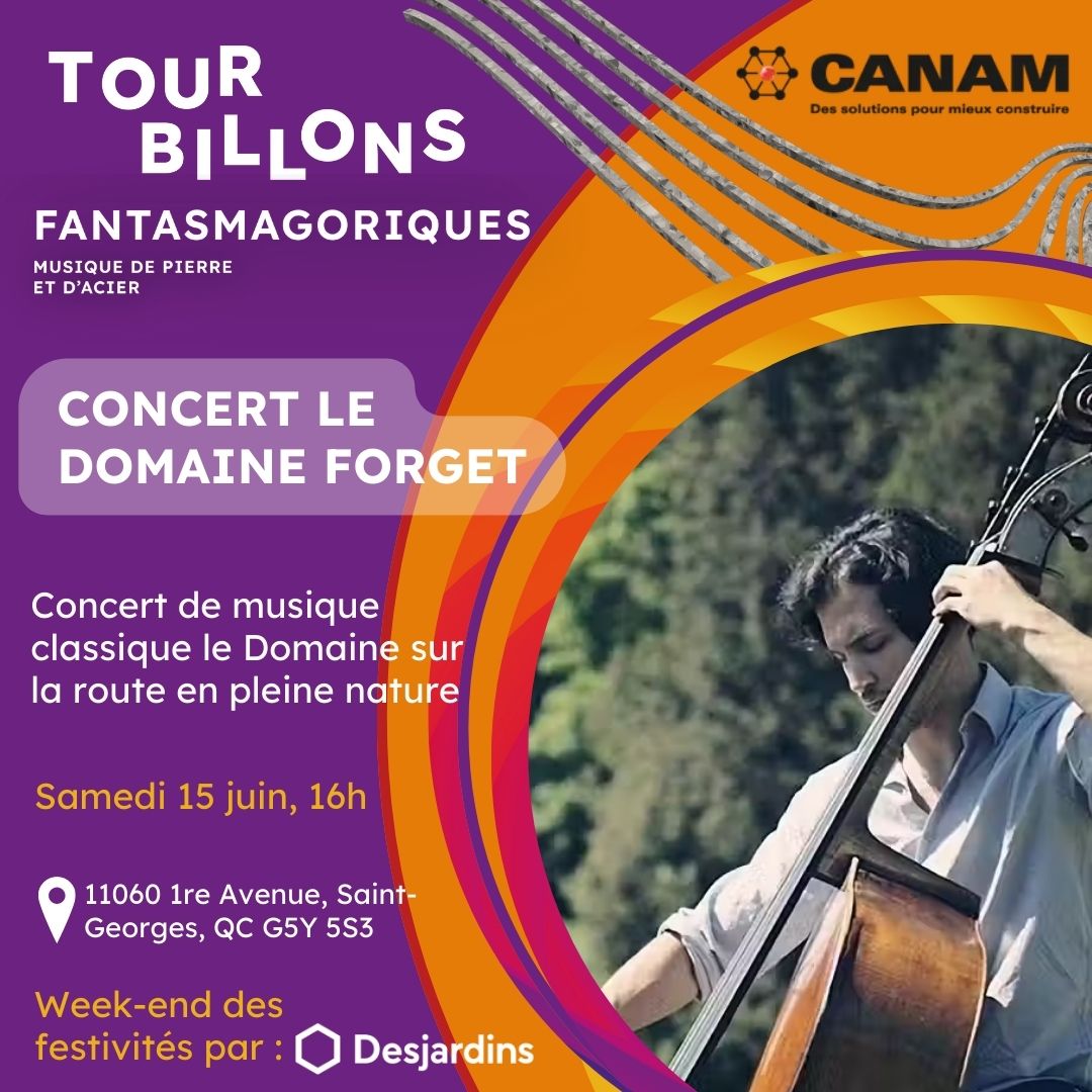 Beauce Art – Concert Le Domaine Forget