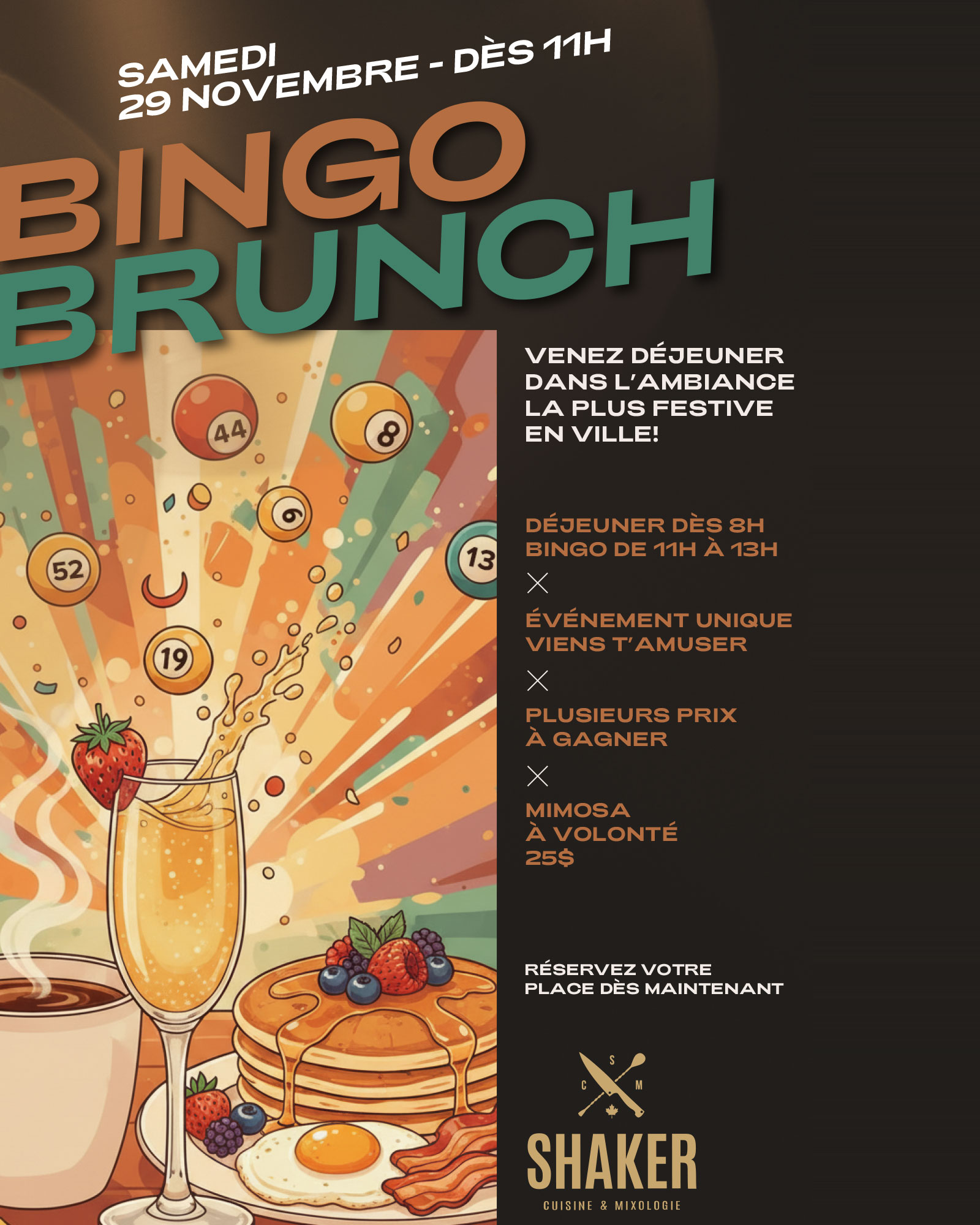 Bingo Brunch | Shaker