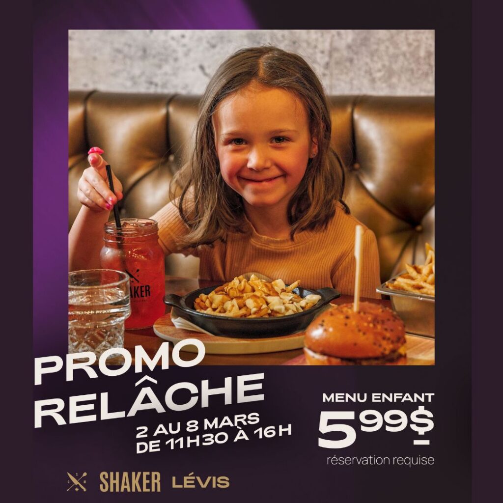 Promo relâche à 5,99$!